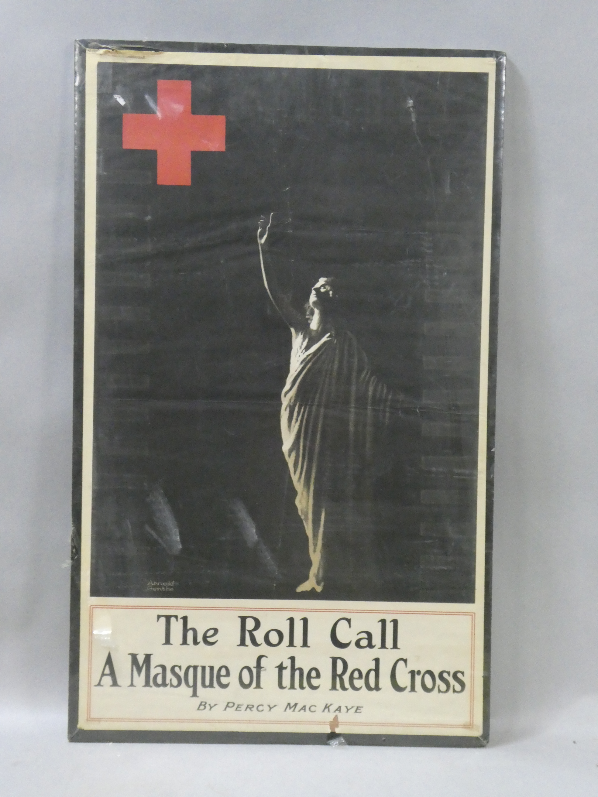 WWI Roll Call A Masque of The Red Cross Poster by Percy Mackaye & Arnold Genthe