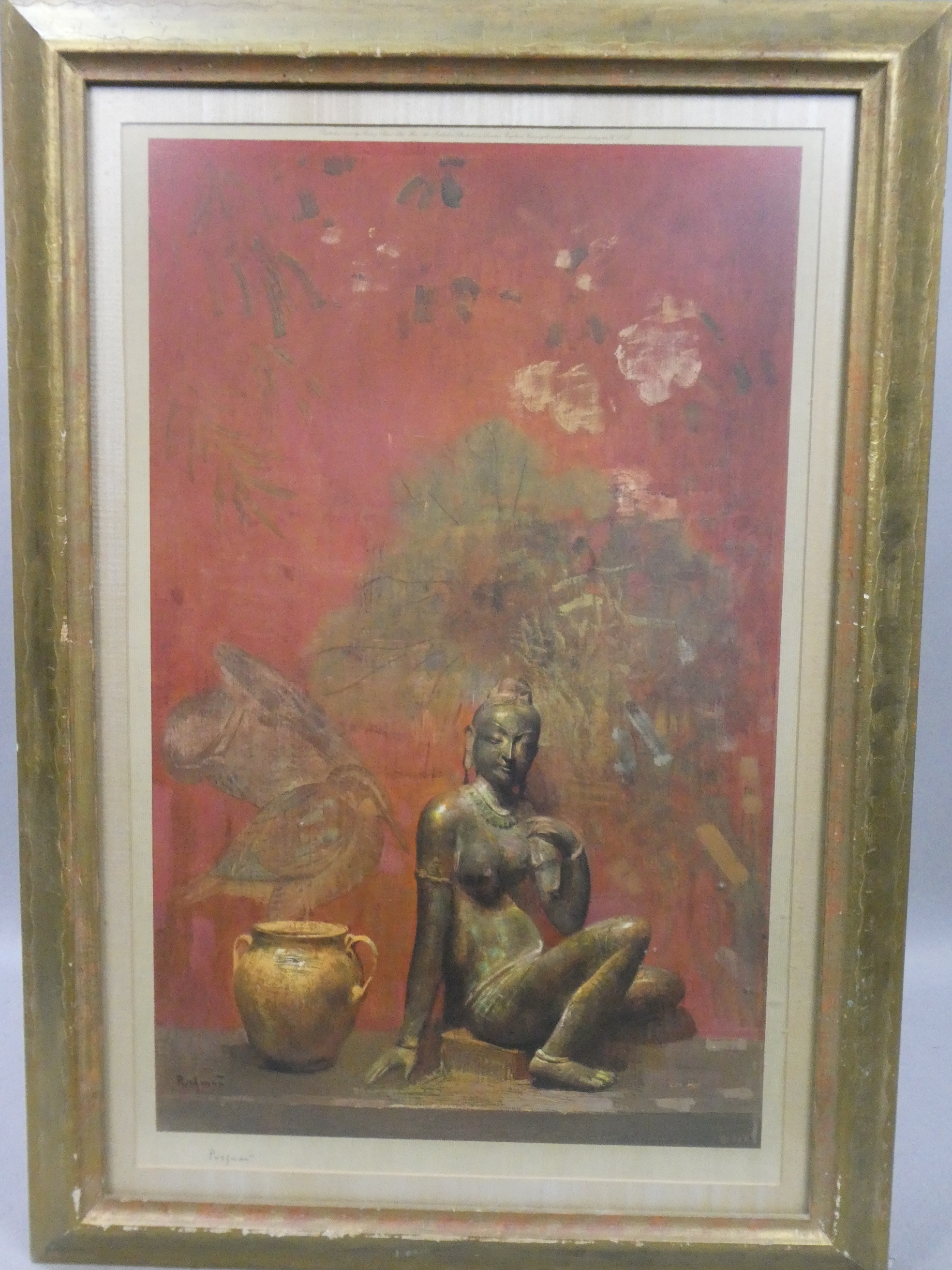 1953 Hovsep Pushman Daughter of the Rain God Pencil Signed Print