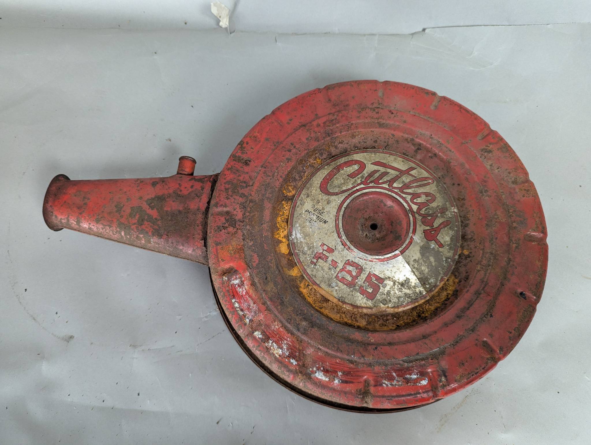 Red Oldsmobile Cutlass F85 Air Cleaner Assembly
