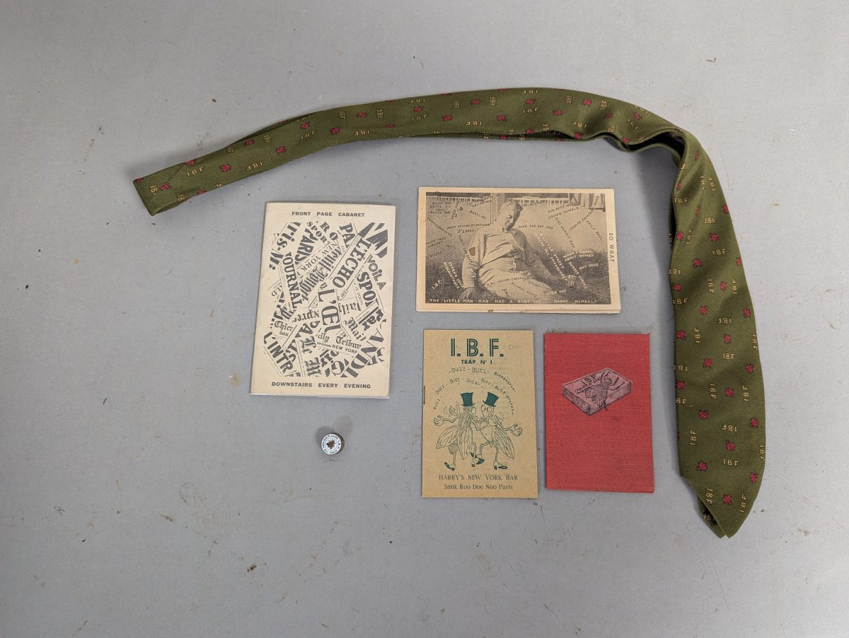 Rare International Bar Fly Memorabilia from Harry's New York Bar Paris