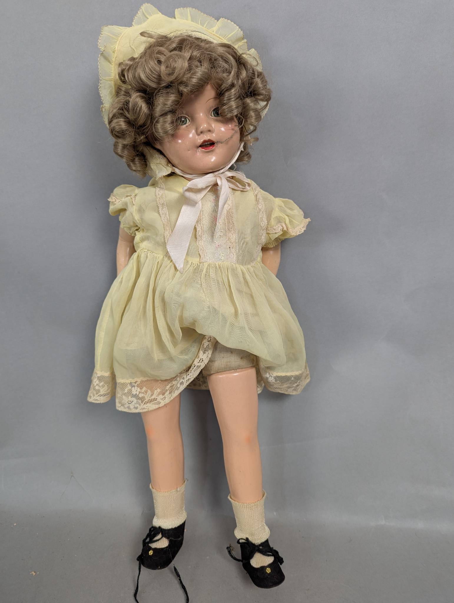 23 High Composition Shirley Temple Doll with Outfit and Shoes