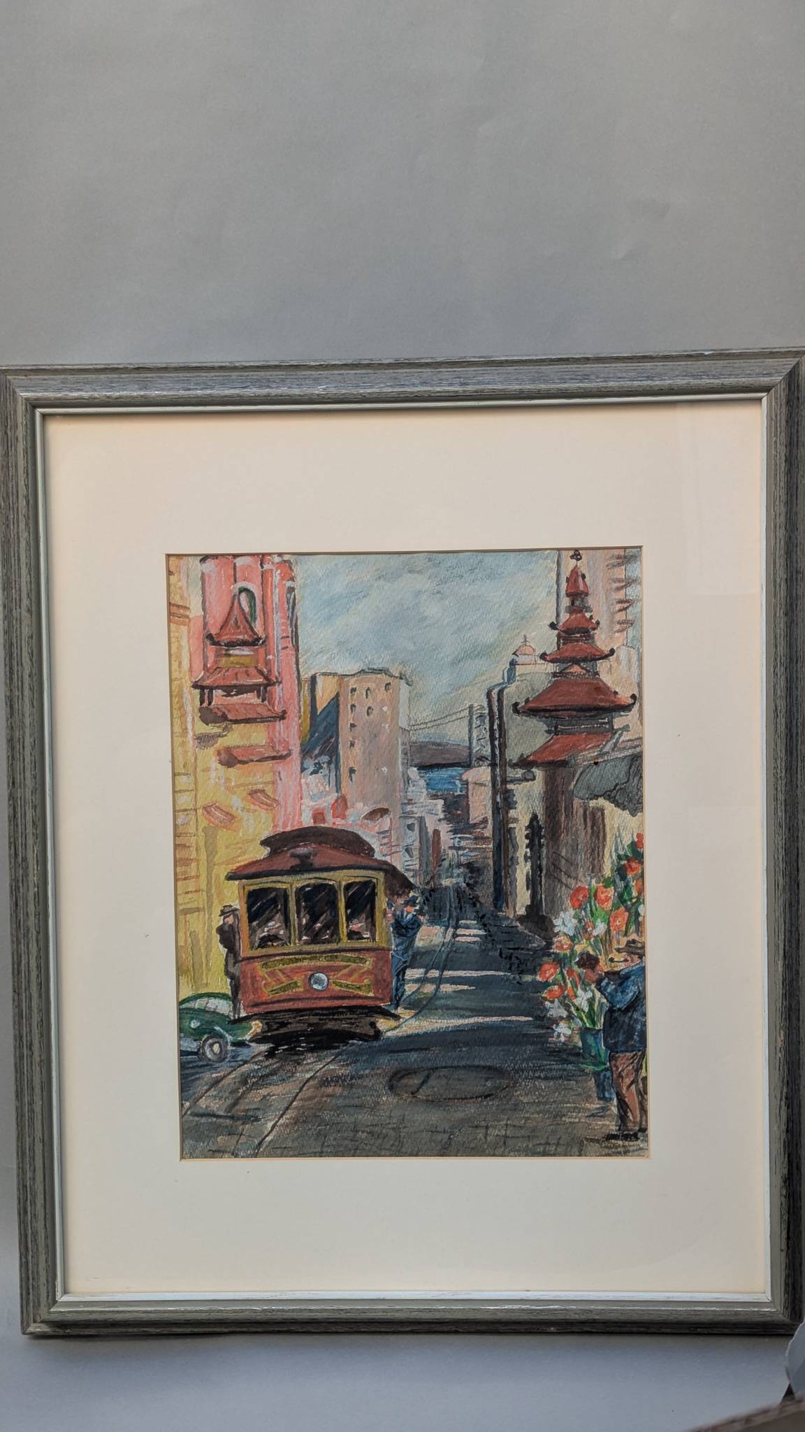Watercolor Depicting San Francisco by Herman Lundberg