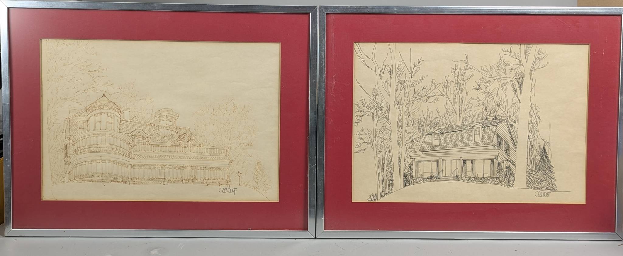 Architectural Drawings by William C Olendorf