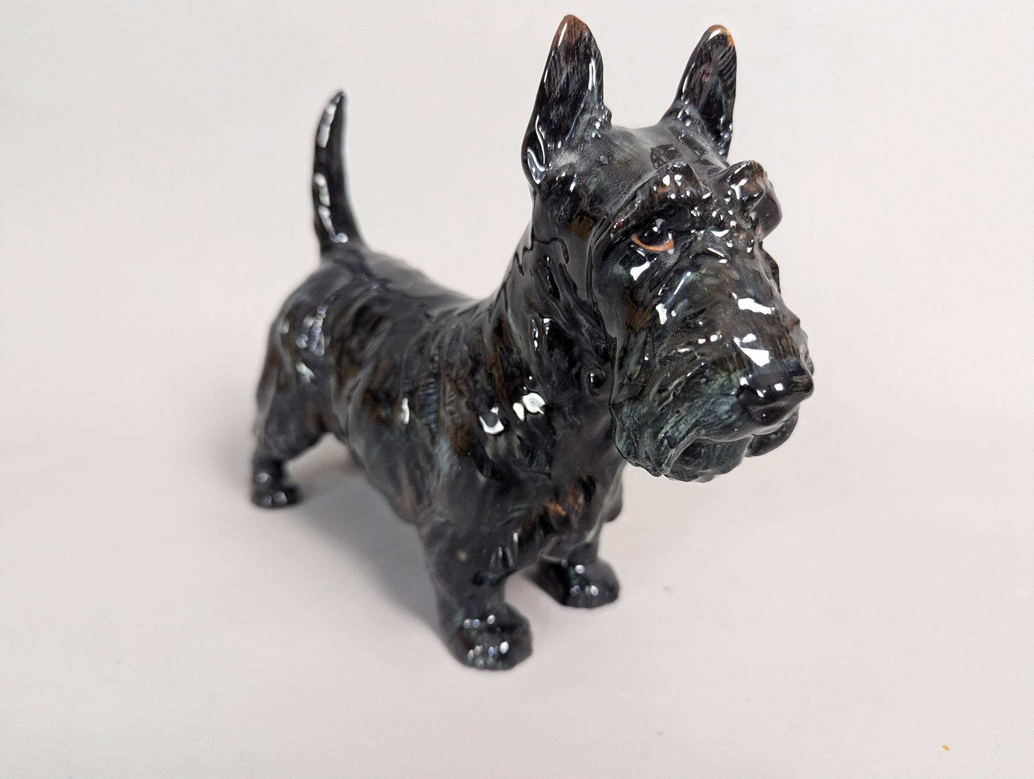 Royal Doulton Porcelain Scottish Terrier Dog Figurine Designed by Frederick Daws