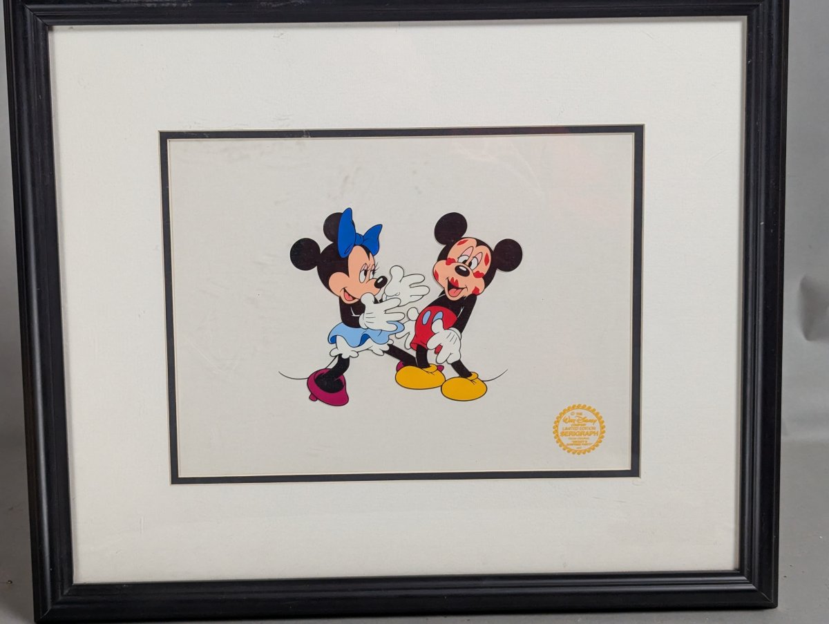 Walt Disney Limited Edition Serigraph Mickeys Surprise Party Collectible Artwork