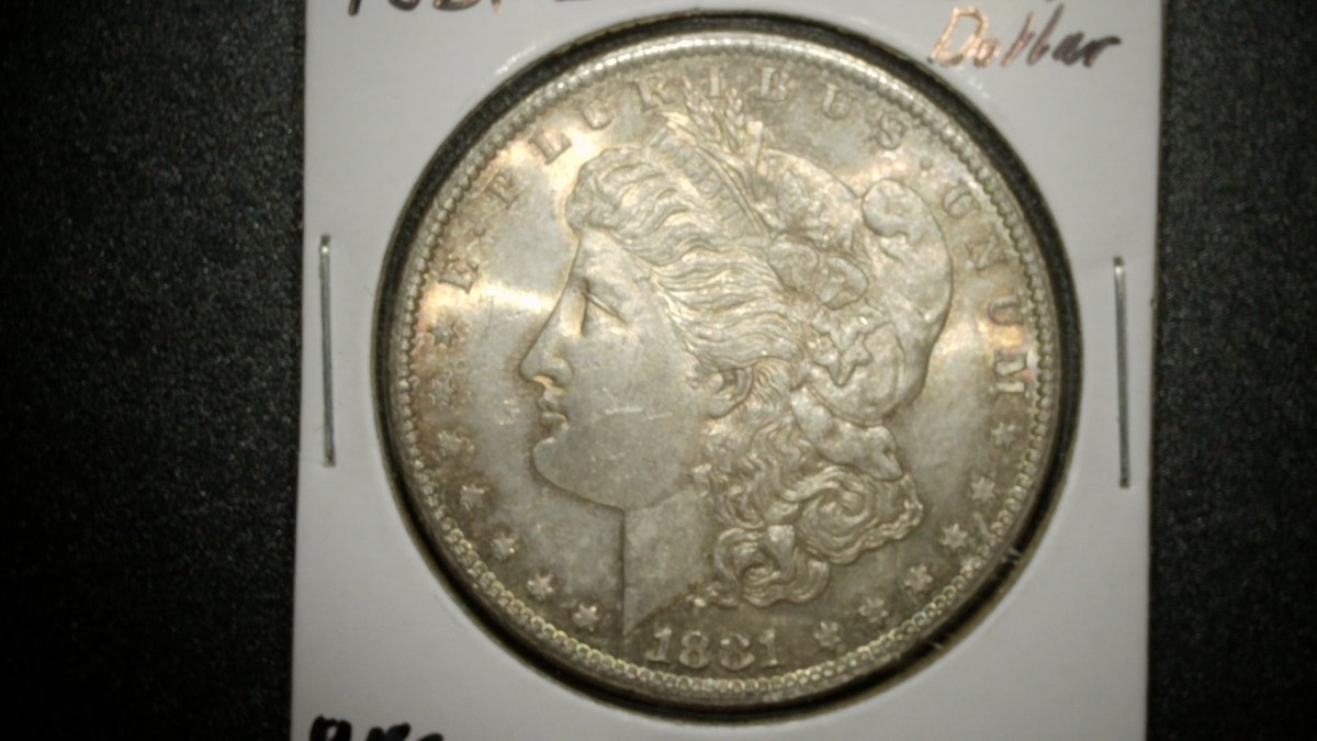 1881-S Morgan Silver Dollar Uncirculated by George T. Morgan San Francisco Mint