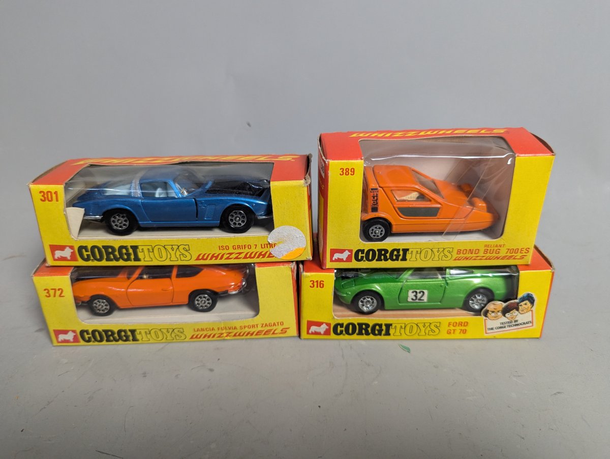 Corgi Whizzwheels Collection die-cast Model Cars 1970s Nostalgia New old stock