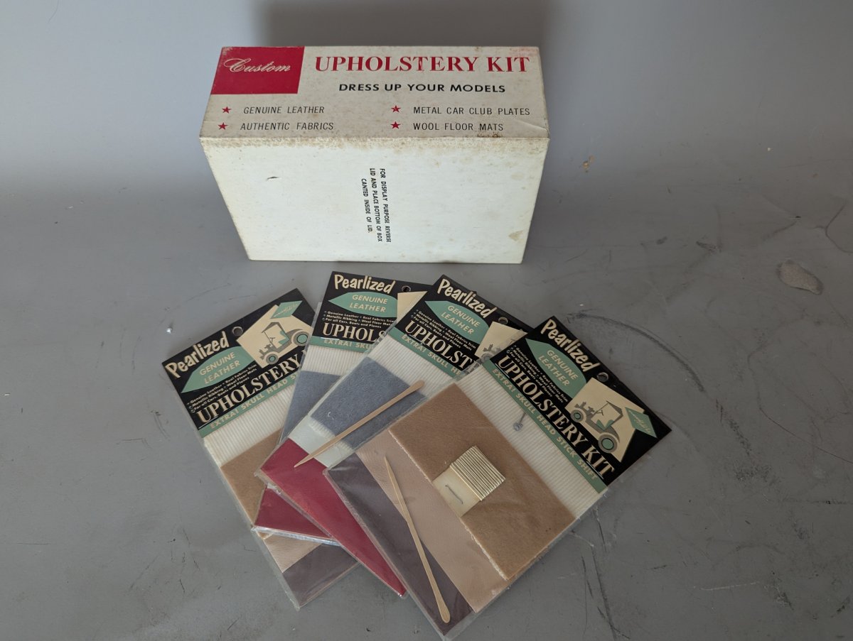 Marty's Little Cars Vintage Custom Upholstery Kit Collection with Display Box