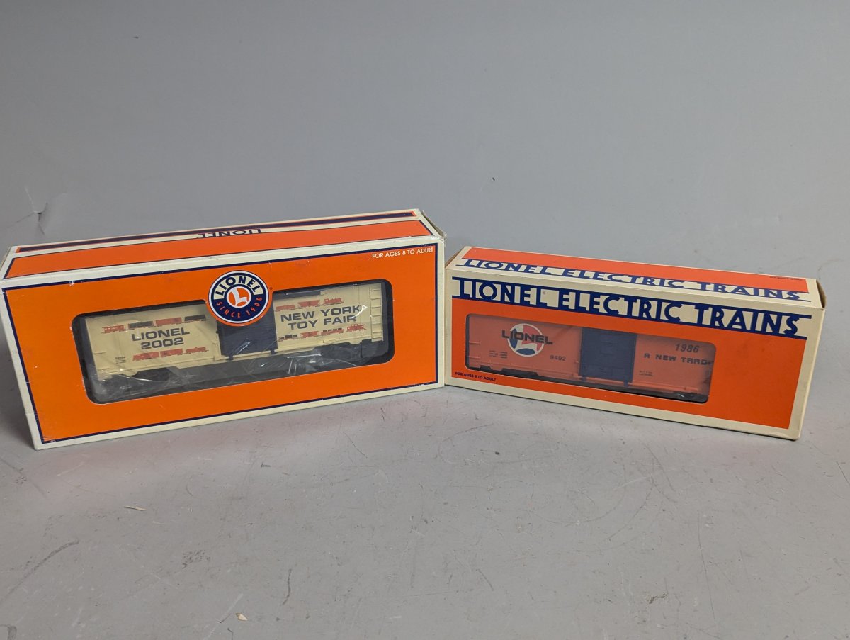 Lionel Model Train Box Cars Collection New York Toy Fair 2002 Lionel Lines 1986