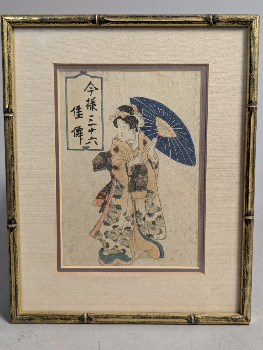 Utagawa Kunisada Japanese Woodblock Print Physiognomy of a Beautiful Woman