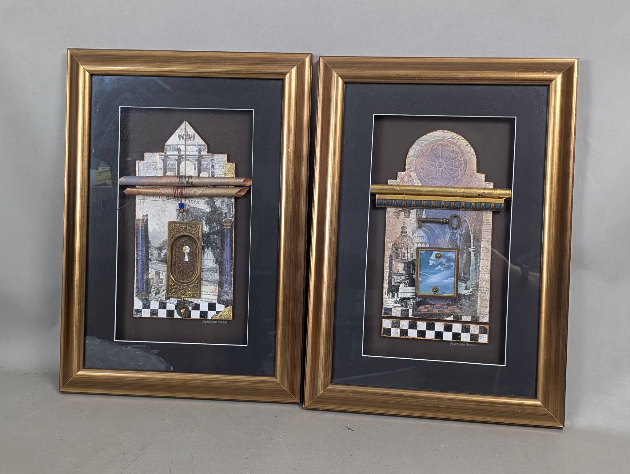 Mixed Media 3D Artwork by Graceann Warn