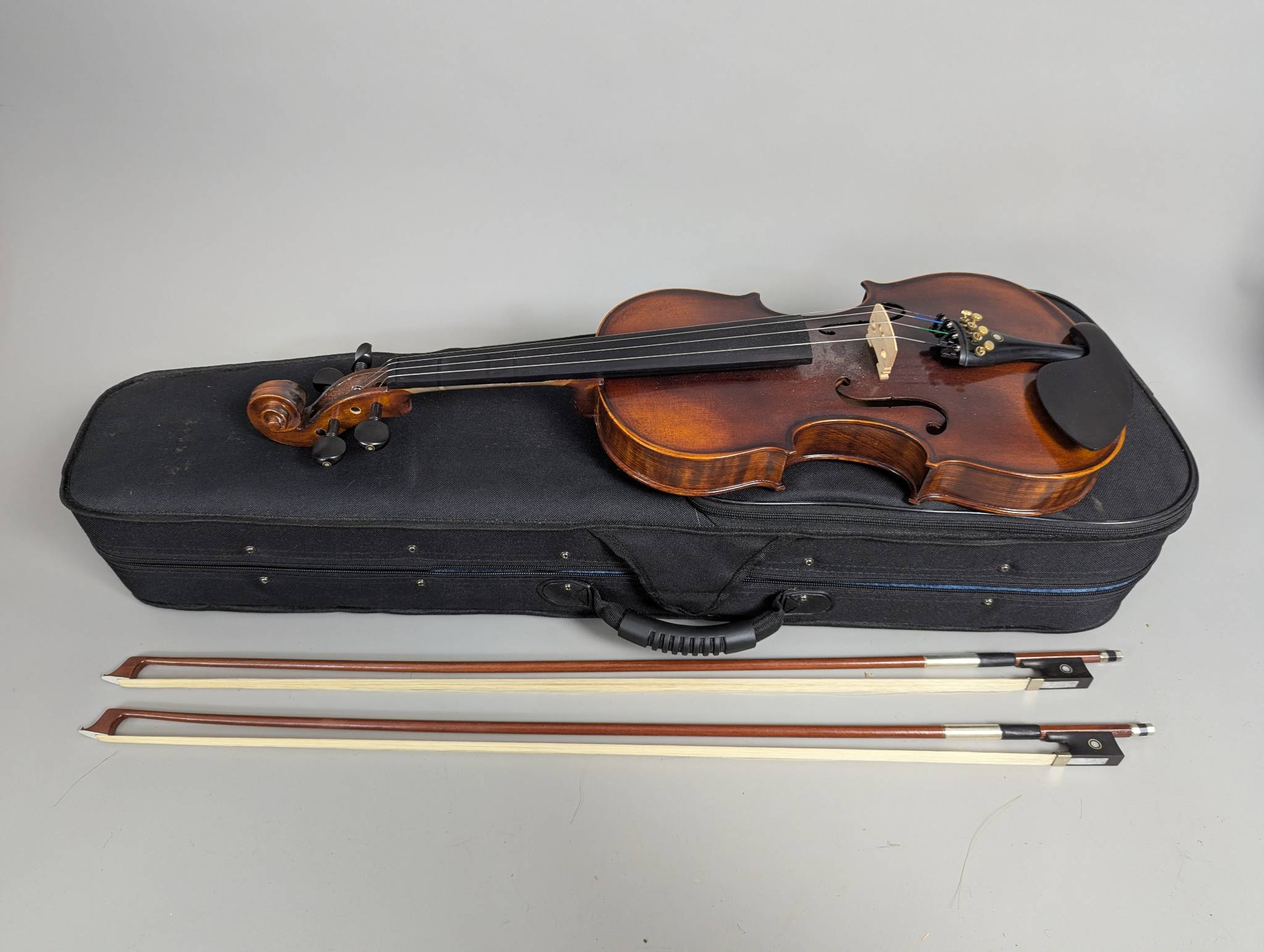 Mendini Violin with Accessories and Case by Cecilio