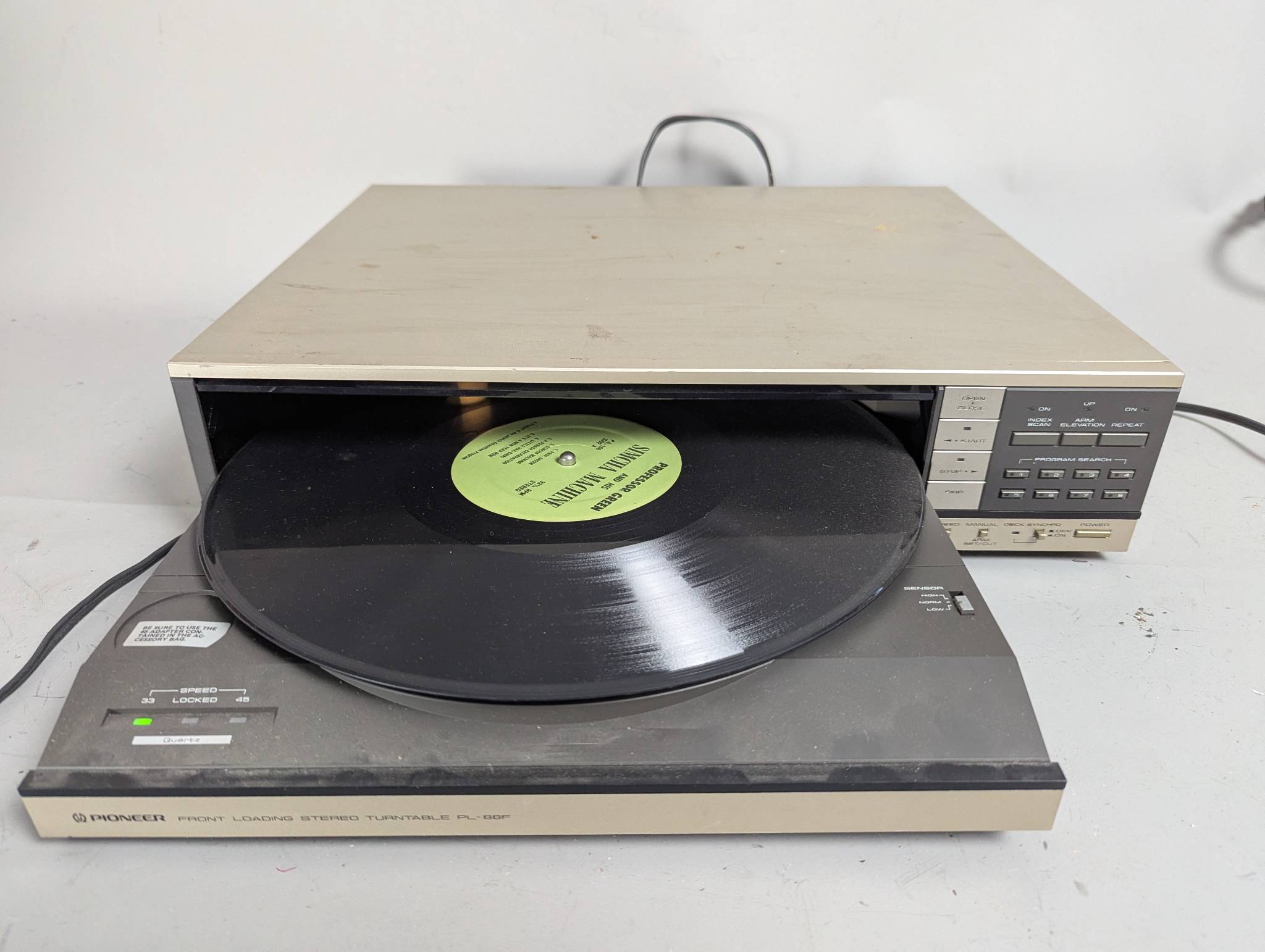 Pioneer Direct Drive Stereo Turntable Model PL-88F