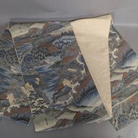 Fukuro Obi from 1950s with Ando Hiroshige Style Scene