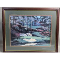 Framed Golf Course Lithograph by Mark King Martin Lawrence