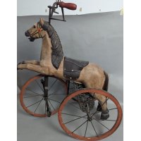 Charming Horse Tricycle Ideal for Collectors and Decor Enthusiasts