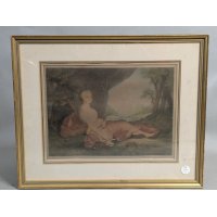 Collectible Keith Henderson Etching with Unique Character and Timeless Appeal