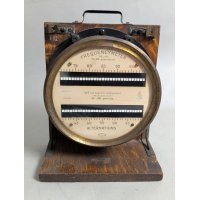 Antique Hartmann-Kempf Frequencymeter Hartmann & Braun Steampunk Industrial Decor