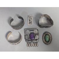Vibrant Vintage Native American & Mexican Sterling Silver Jewelry Collection