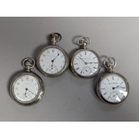 Elgin National Watch Co. Collection of 4 Vintage Pocket Watches