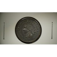 1860 Indian Head Cent Very Fine VF Coin by James Barton Longacre