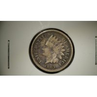 1863 Indian Head Cent VF Very Fine Civil War Era Coin by James Barton Longacre