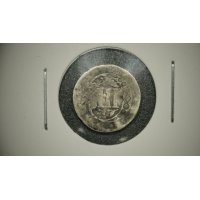 1858 Silver Three-Cent Piece Trime G Graded Coin by United States Mint