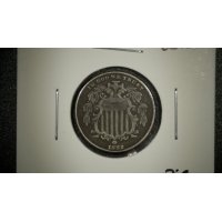 1882 U.S. Shield Nickel 5 Cent Coin Extra Fine XF by James B. Longacre
