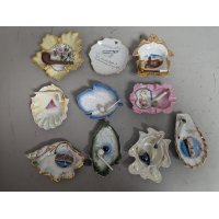 Vintage Ceramic Ashtray Collection Pipe Rests Decorative Souvenir Ware 10 Pieces