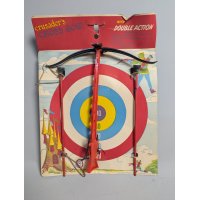 Vintage Multiple Products Corp Crusader's Cross Bow Toy Set New Old Stock Rare Collectible