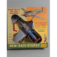 Lindberg Line Electric P-51 Mustang Model Airplane Vintage Toy Collectible Kit CL954