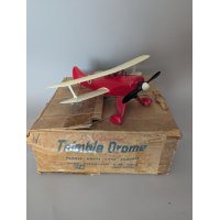 Vintage Cox Thimble Drome PT-19 Trainer Control Line Airplane with Original Box