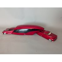 Custom Mercury Pickup Truck and Futuristic Car Hauler Trailer Model Set by Mark Jones
