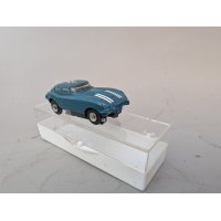 Vintage Marx HO Scale Jaguar XKE Slot Car with Original Plastic Case Collectible Toy