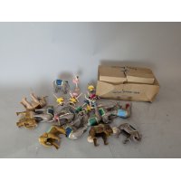 Beton Plastic Toys Circus Lady on Elephants Set ZC-101 New Old Stock Vintage Collectible