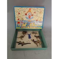 Vintage Beton Plastic Toy Set Z-251 Circus Animals New Old Stock Bergen Toy Co