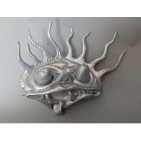 Vintage Rat Fink Style Monster Head Wall Sculpture by RL - Kustom Kulture Art