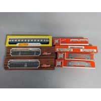 Unique HO Scale Model Train Lot - Liliput and Jouef Passenger Cars in Original Boxes