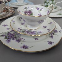 13 Assorted Antique Cups Saucers and Plates