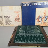 Computamatic Games Electronic Game with Overlays for Hockey Baseball and Basketball