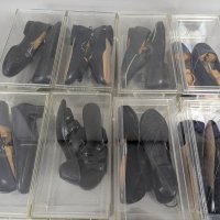 8 Womens Size 8 Shoes with Plastic Cases