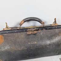 Antique Doctors Bag with Medical Instruments and Supplies
