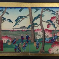Japanese Woodblock Print by Ando Hiroshige III  1843 to 1894