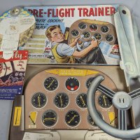 Pre Flight Trainer Complete Cockpit and Course in How to Fly 1950s