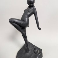 Metal Sculpture of a Dancer by Paolo Troubetzkoy