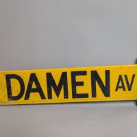 Double Sided Porcelain Chicago Damen Ave Street Sign
