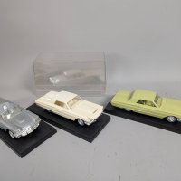 1960 and 1964 Ford Thunderbird Promo Models in Display Cases