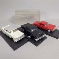 3 Promo Car Models Including 1964 Falcon, Ford Fairlane 500, 1957 Chevy
