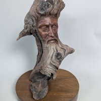 Woodland Spirit Limited Edition by Rick Cain Carved Driftwood