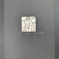 Japanese Etching Print by Marian Korn Entitled Pierrot